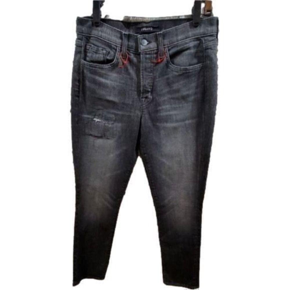 J brand Caitland keepsake distressed high waist Tapered Leg‎ Ankle jeans 25 new